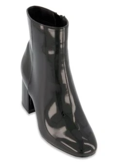 Solid Block Heel Booties