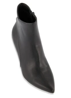 Pointed Toe Zip Stiletto Booties