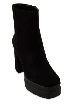 Square Toe Platform Booties