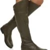 Round Toe Over The Knee Boots