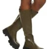 Lug Sole Platform Tall Boots