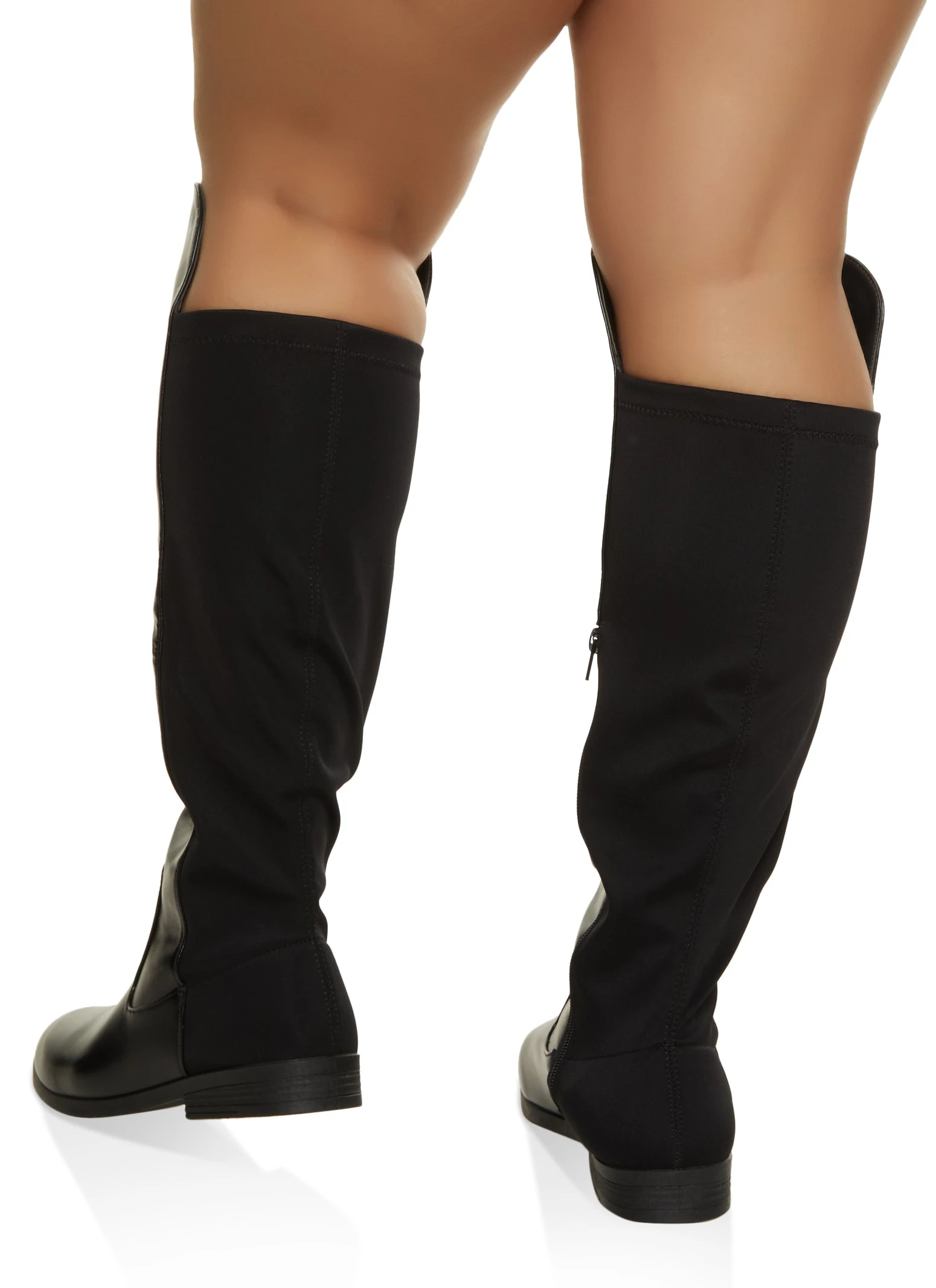 Wide Calf Elastic Back Boots - Image 3