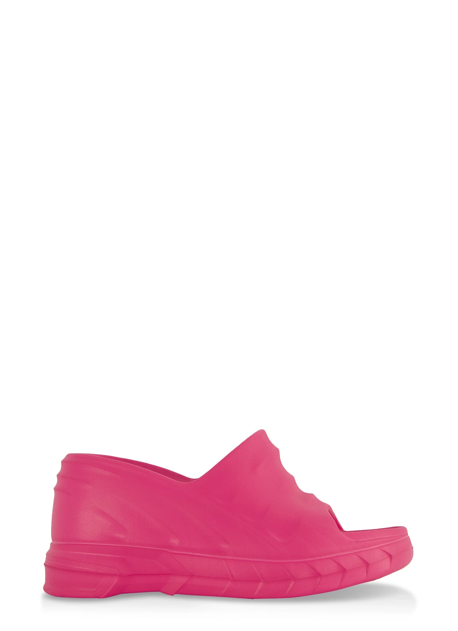 Solid Wedge Slide Sandals - Image 2