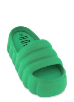 Chunky Platform Slide Sandals