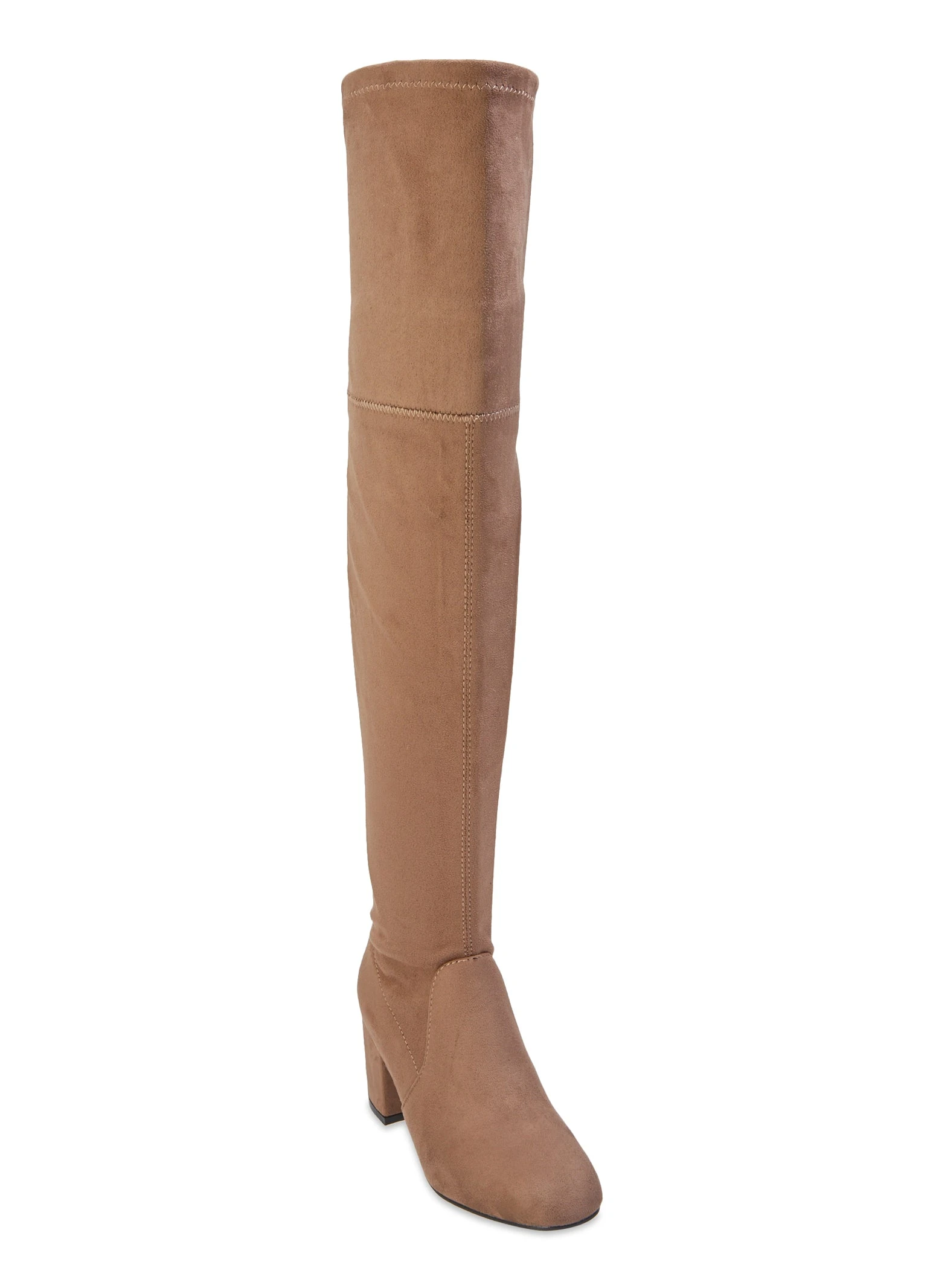 Tie Back Block Heel Tall Boots - Image 5