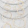 Assorted Metallic Hoop Earrings - 9 Pack