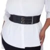 Plus Size Double Buckle Stretch Belt