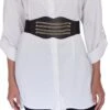 Chain Link Detail Stretch Belt