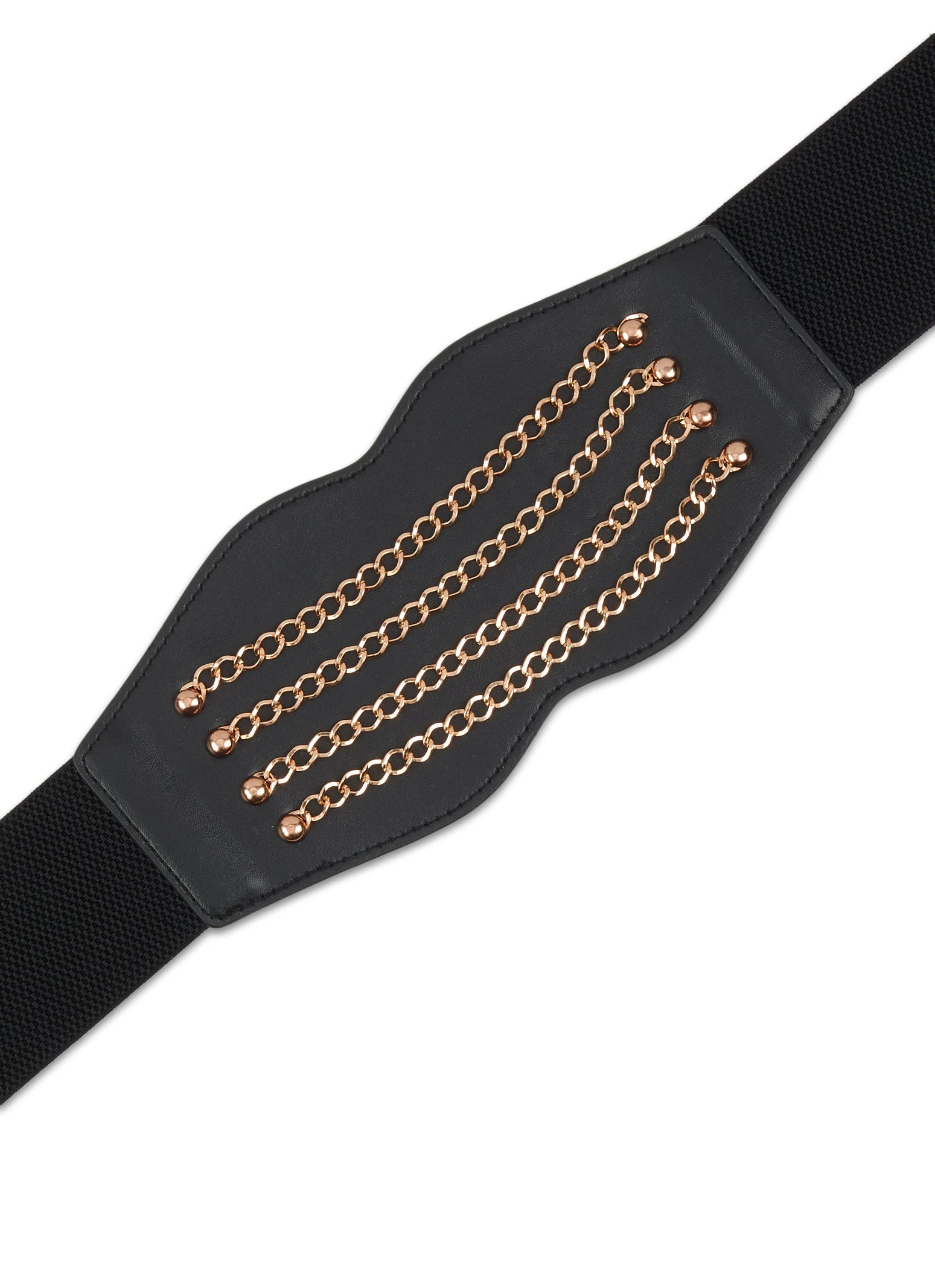 Chain Link Detail Stretch Belt - Image 2