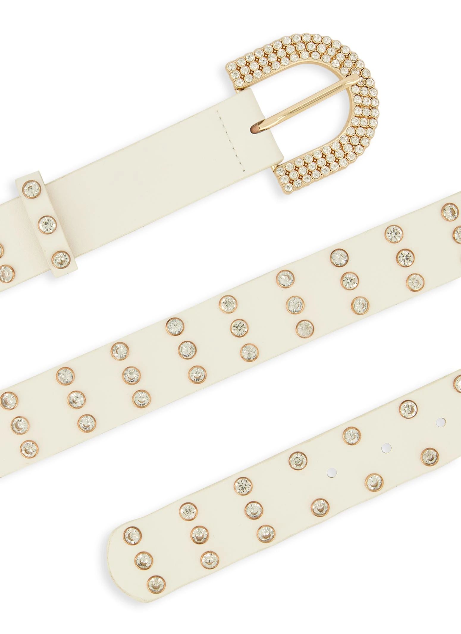 Plus Size Rhinestone Studded Belt - Image 2