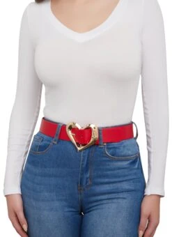 Heart Buckle Belt