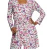 Glam Vibes Print Nightgown With Robe