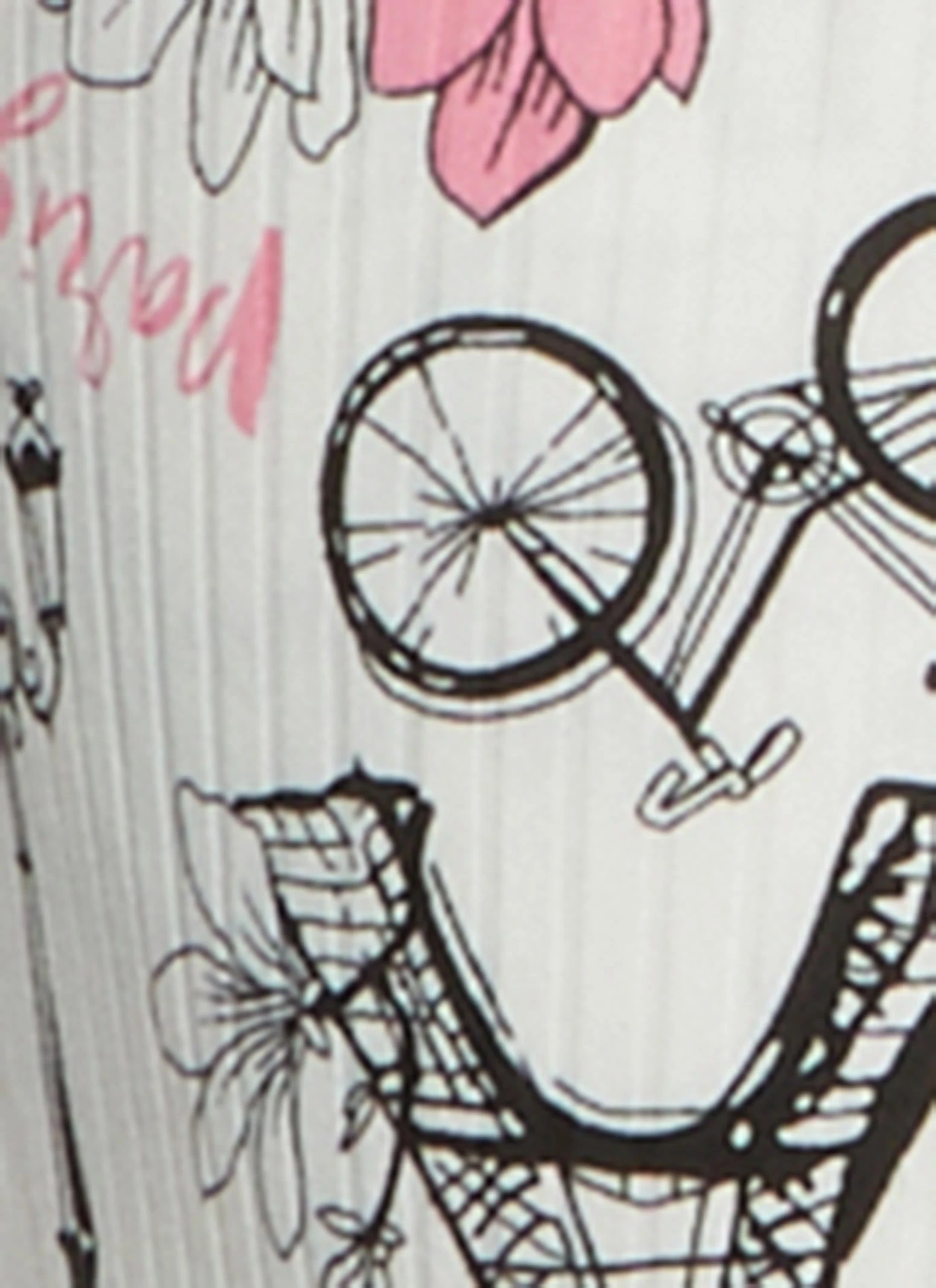 Paris Printed Nightgown With Robe - Image 4