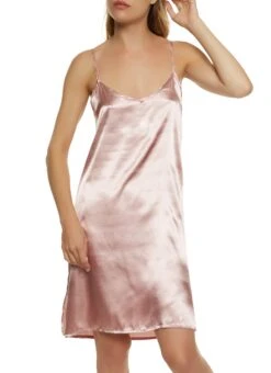 Satin Midi Chemise