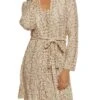 Printed Nightgown With Robe