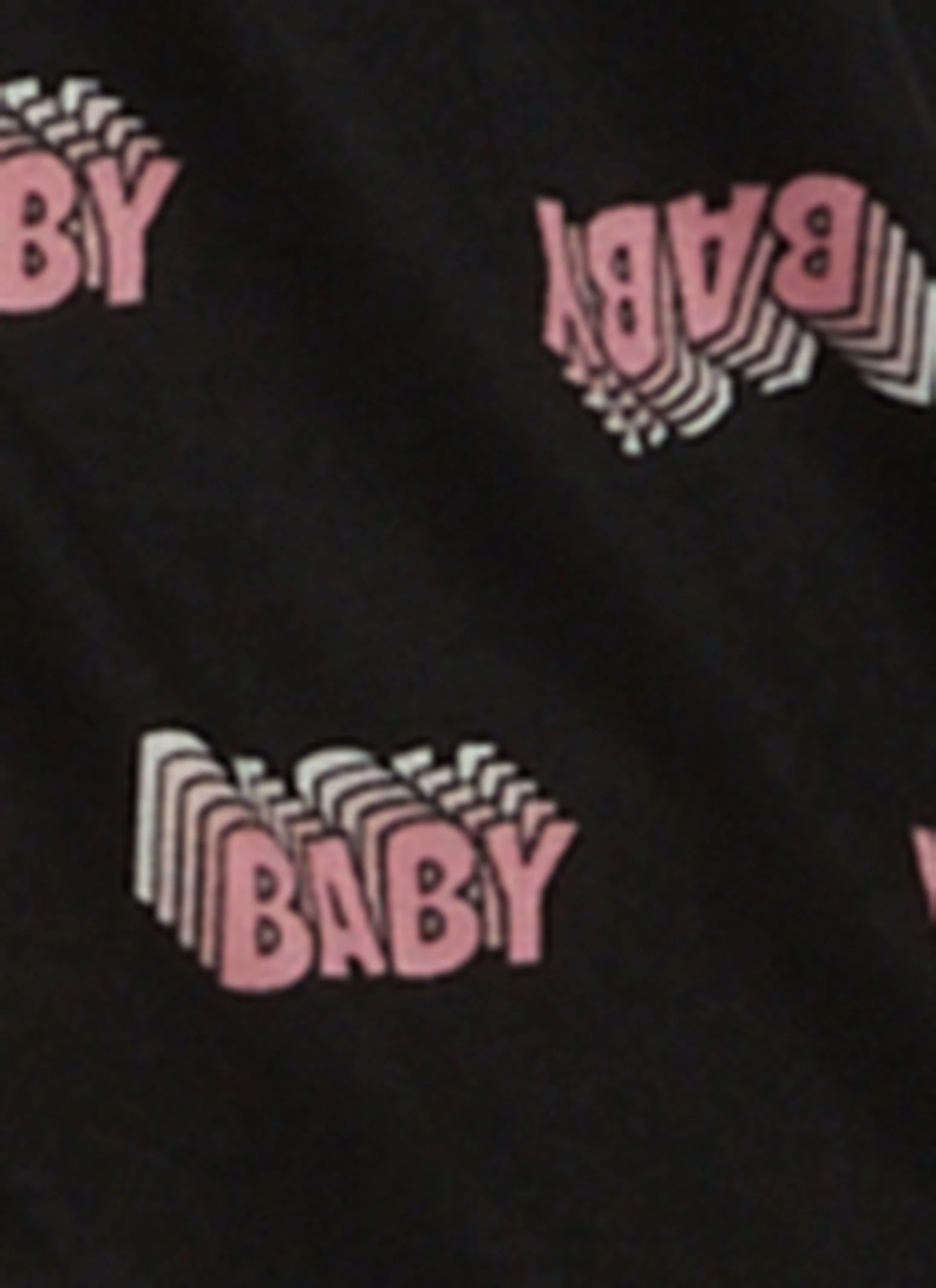 Baby Print Notch Collar Pajama Shirt And Pants - Image 4