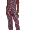 Love Lip Print Pajama Shirt And Pants