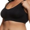 Plus Size Basic V Neck Sports Bra