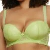Plus Size Aztec Lace Balconette Bra | Converts To Strapless
