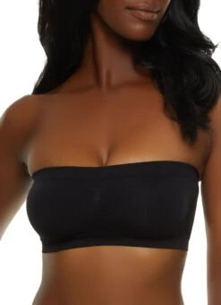 Solid Basic Seamless Bandeau Bra