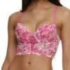 Tie Dye Caged Lace Longline Bra