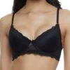 Basic Lace Solid Plunge Bra