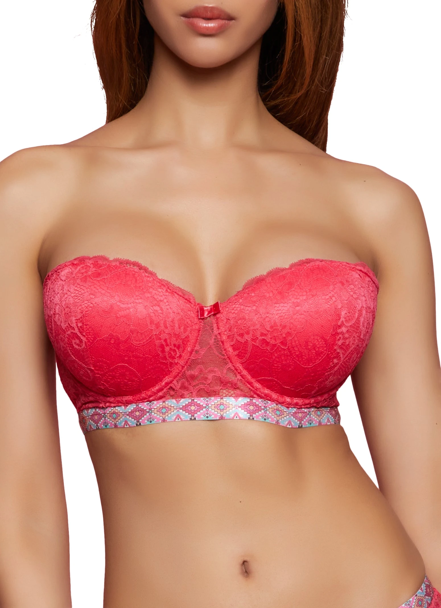 Aztec Band Balconette Bra | Converts To Strapless - Image 3