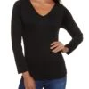 Seamless V Neck Long Sleeve Top