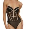 Mesh Caged Trim Bodysuit