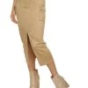 Faux Suede Cargo Pocket Maxi Skirt