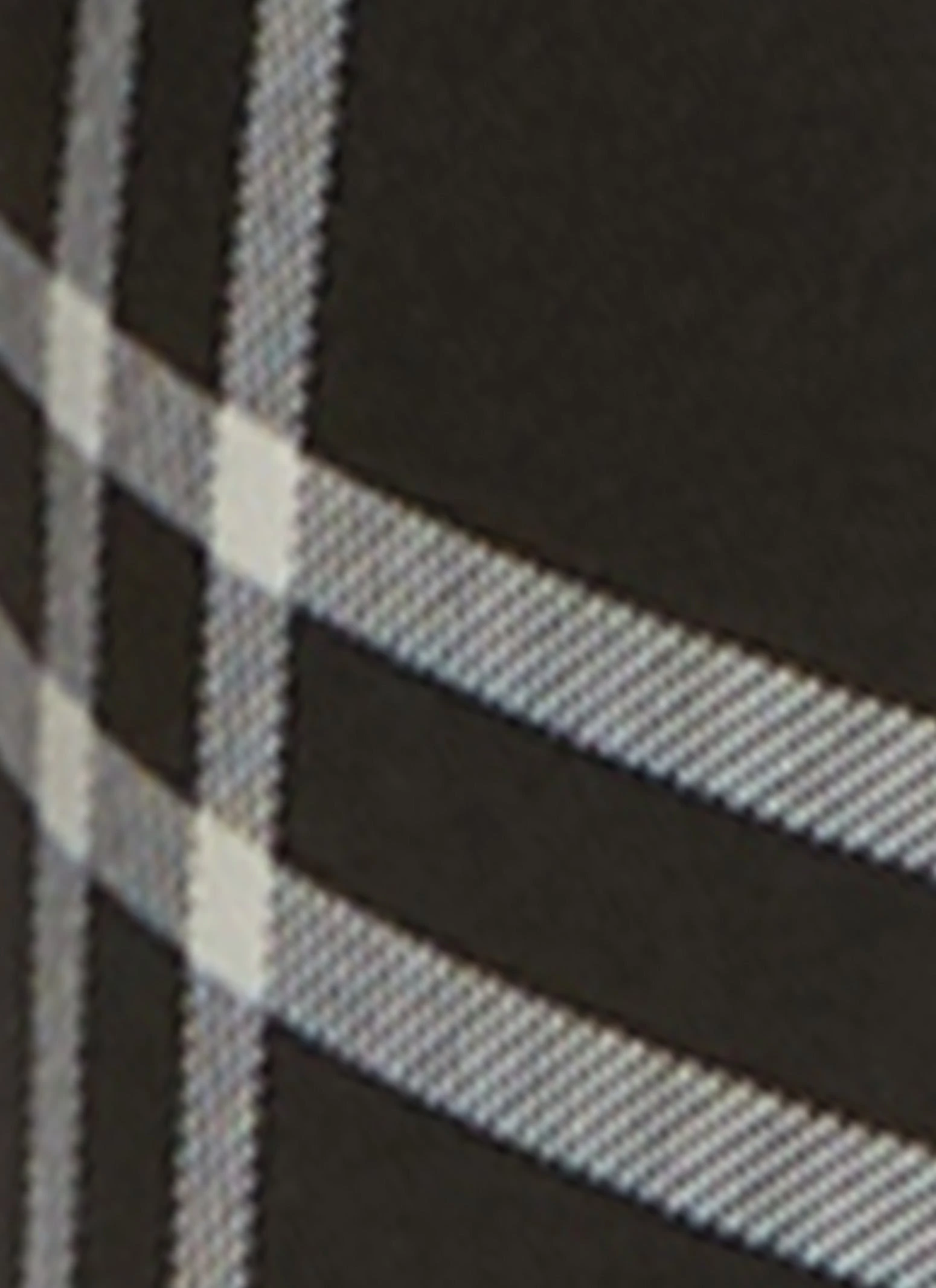 Faux Leather Detail Tie Ankle Pants - Image 3