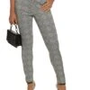 Printed Hyper Stretch Pull On Dress Pants