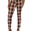 Plaid Hyper Stretch High Waist Pants