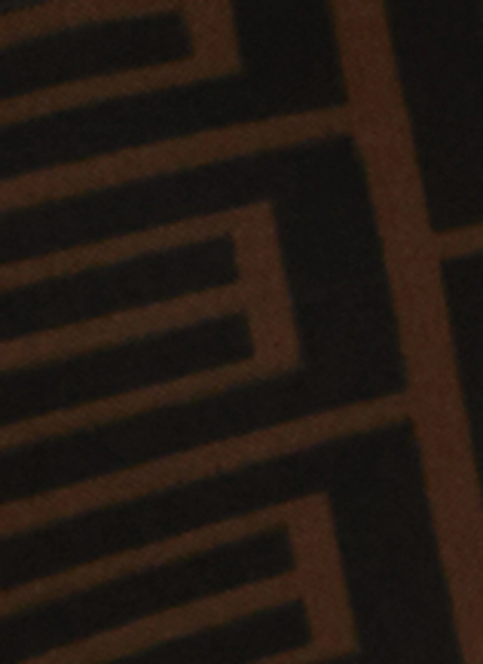 Geo Print Mesh Mesh Ruffled Leg Pants - Image 4