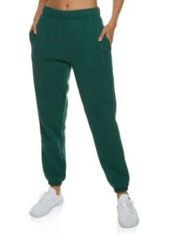 Basic Solid Fleece Joggers