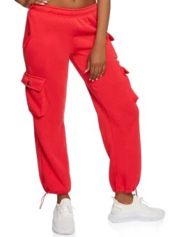 Cargo Pocket Toggle Hem Joggers