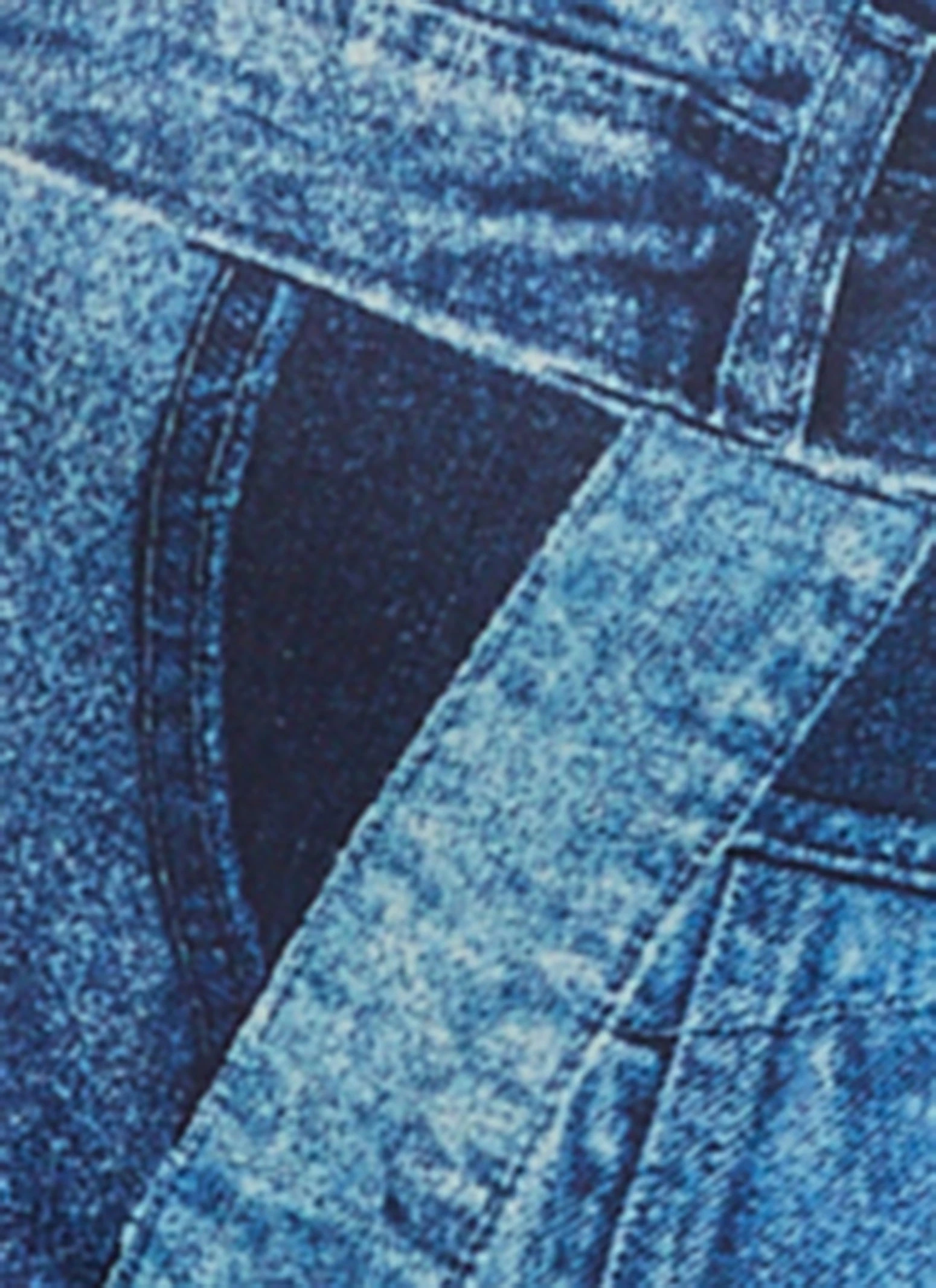 Patchwork Print Catsuit - Image 3