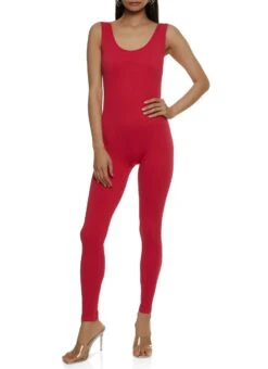 Seamless Ribbed Tank Catsuit