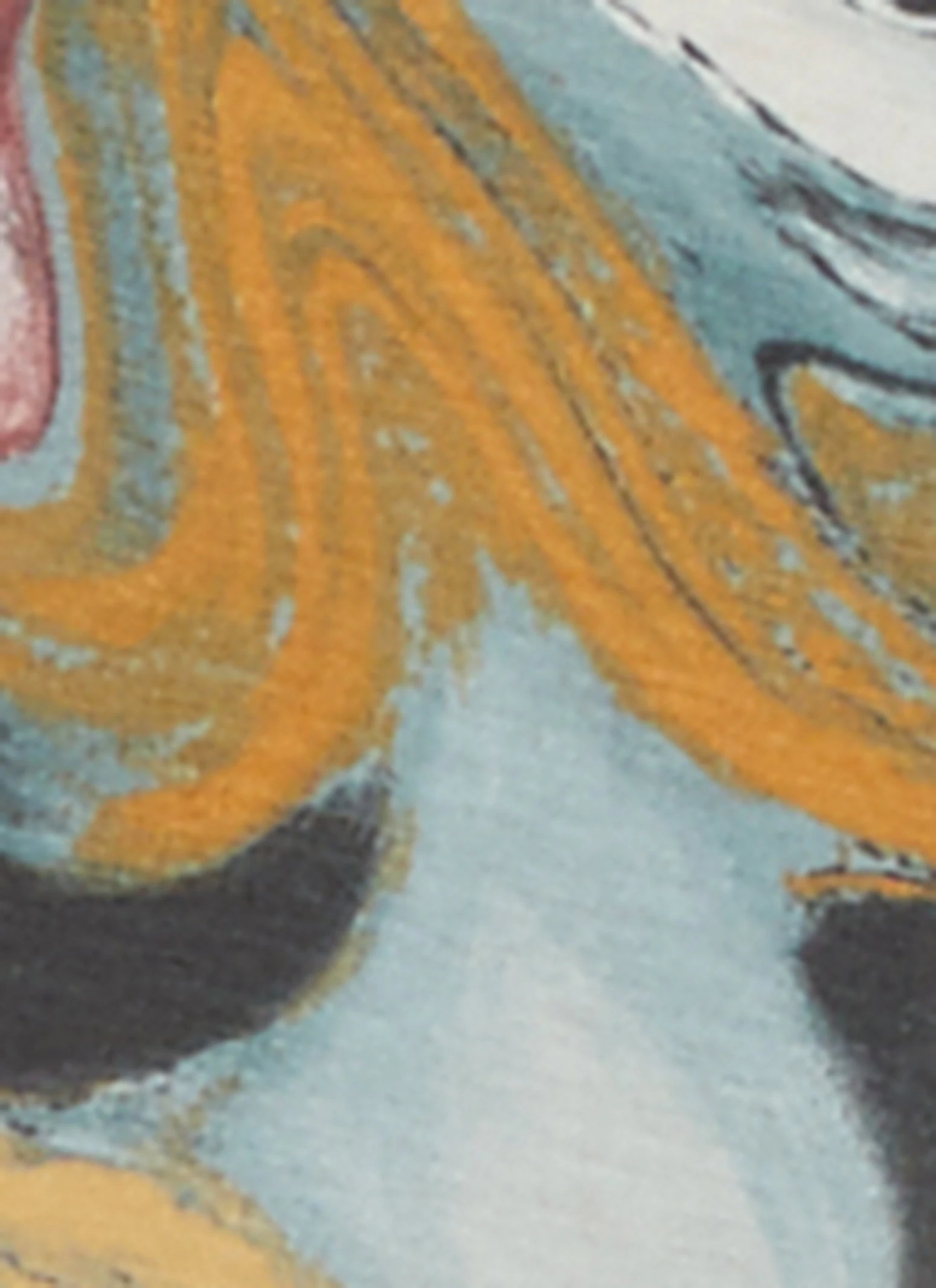 Psychedelic Print Button Front Tie Waist Shirt Dress - Image 4