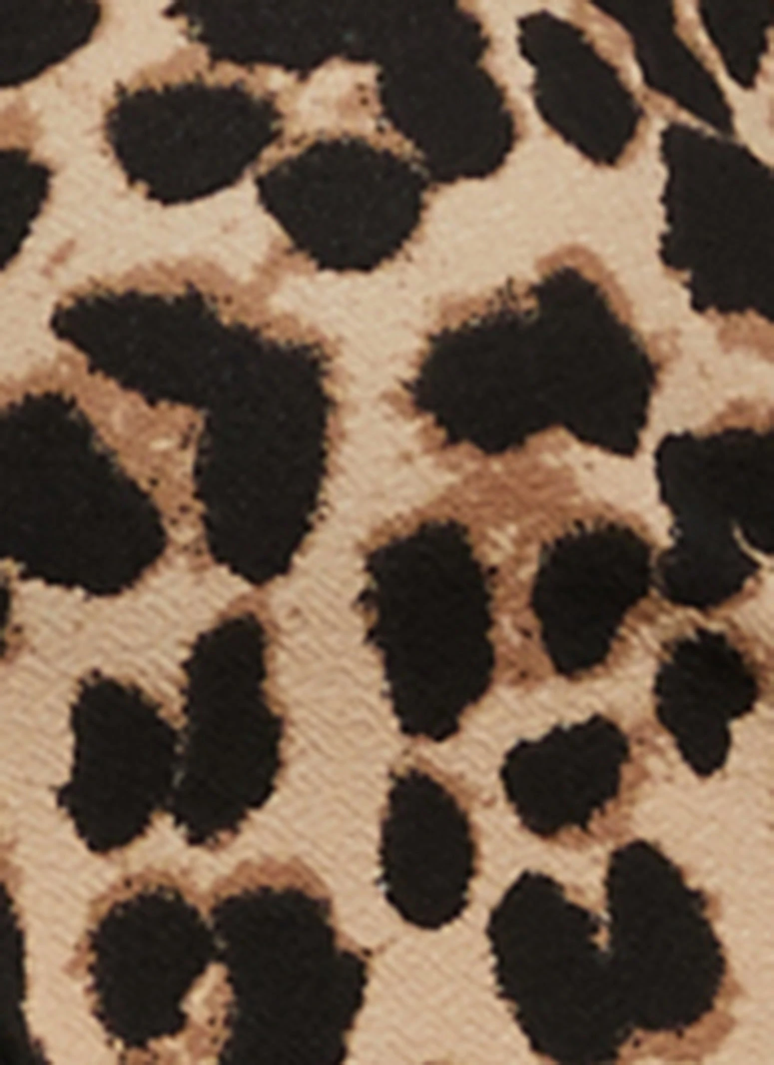 Leopard Print Faux Wrap Mini Dress - Image 4