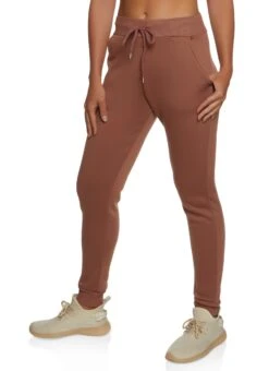 Basic Fleece Drawstring Joggers