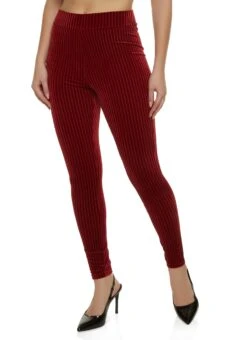 Velvet Burnout Leggings