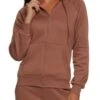 Basic Fleece Zip Front Hoodie