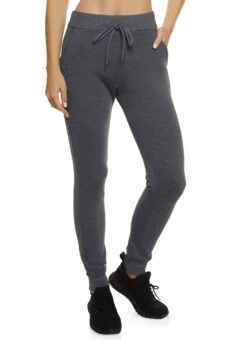 Solid Drawstring Joggers