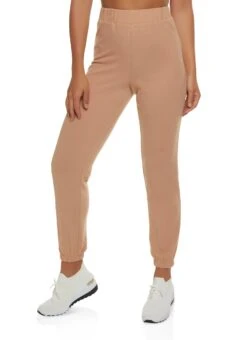 Solid High Waist Sweatpants