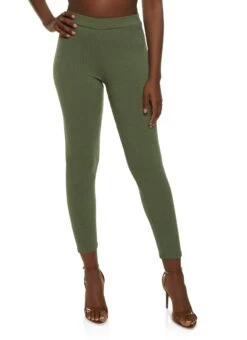Ribbed High Waist Leggings