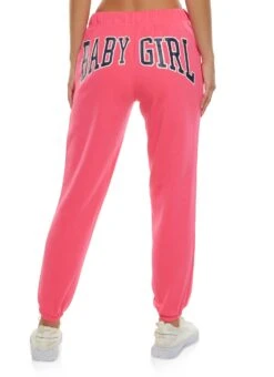 Baby Girl Varsity Graphic Joggers