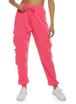 Solid Cargo Pocket Joggers