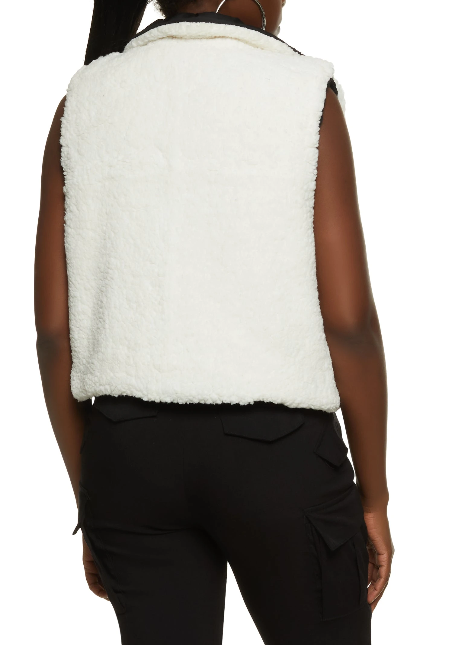 Reversible Sherpa Vest - Image 5