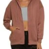 Oversized Fleece Zip Up Hoodie